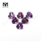 Solve cor informibus 8 *8mm amethystus lapis naturalis pro sale