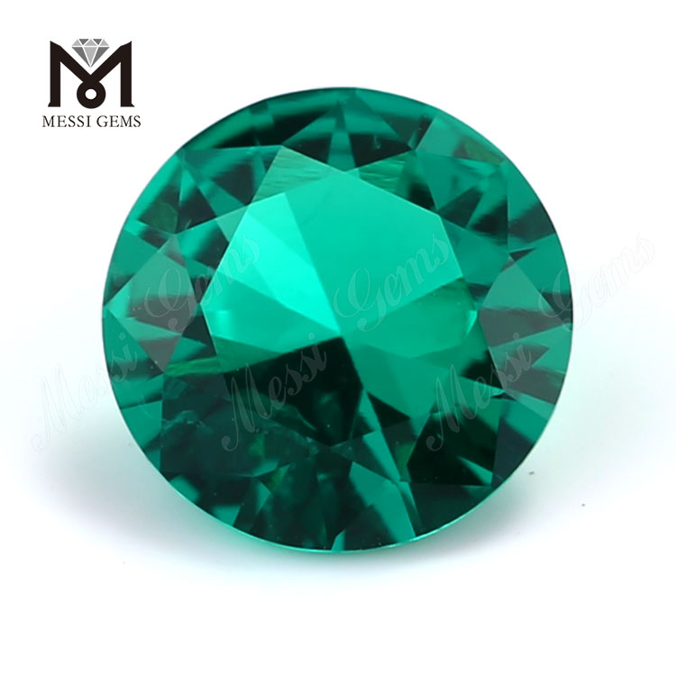 Lab Partum Emerald Round Brillianit Cut Colombia Lapis Emerald Price