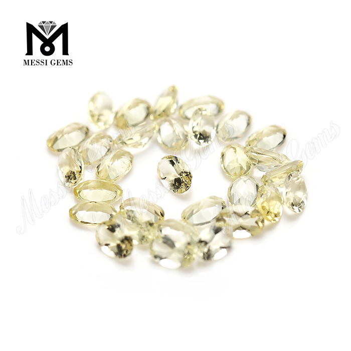Oval Cut solve Lux Naturalis Citrine Gemmae Quartz