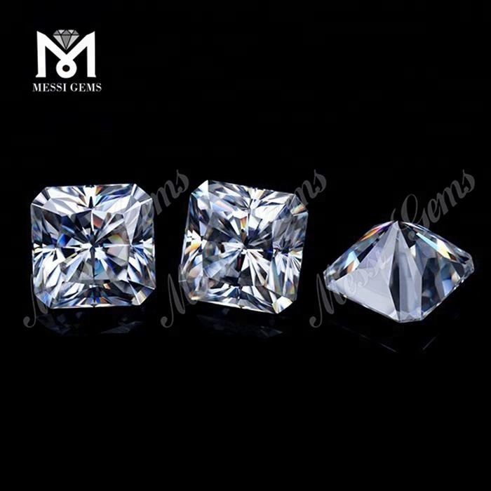 DEF Super White Moissanite Adamas Stone Price 1.5 Carat Octagon Cut Synthetic
