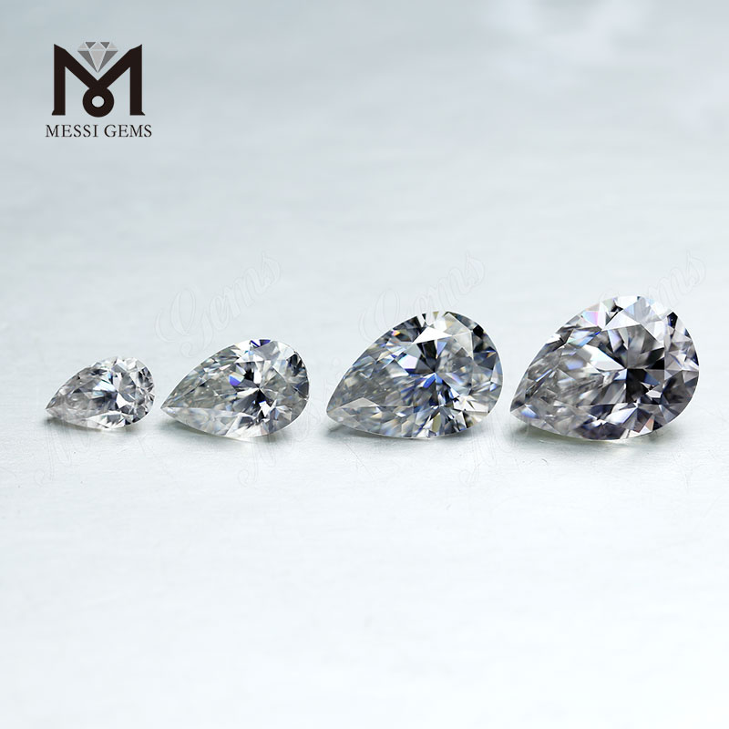 Pirum figura DEF Alba Wuzhou moissanite adamas Gemstones