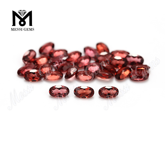 Carbunculi laxi 3x5mm saxum ovatum naturale