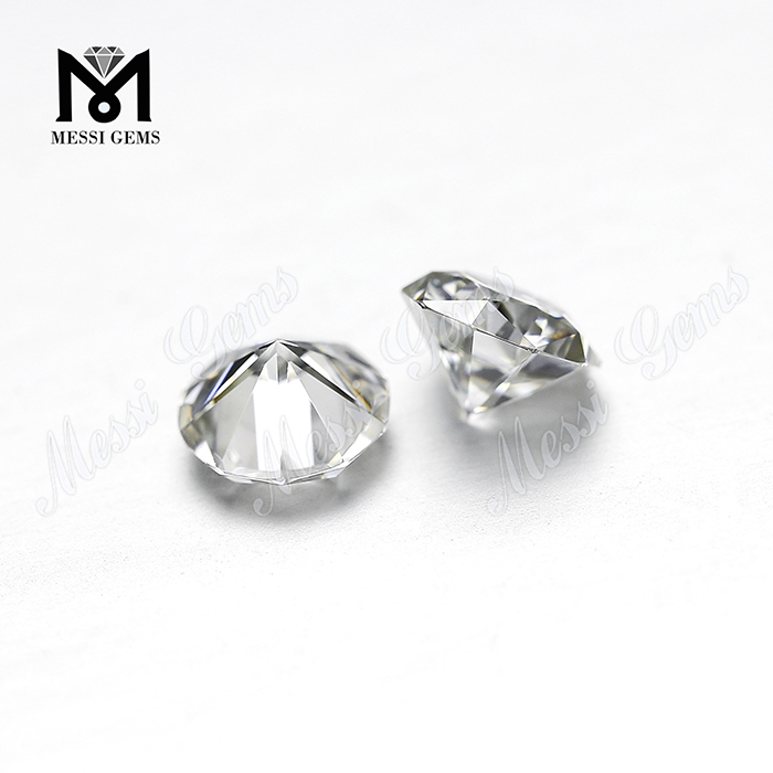 Saccharum moissanite adamas lapis circum Faceted Cut