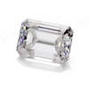 Factory Price solve Gemstone Emerald Cut 3 Carat moissanite diamond