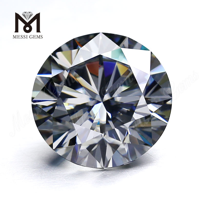 QUALITAS DEF iaspis moissalitas moissanite Gray 3.7mm-4.0mm lapis moissanite