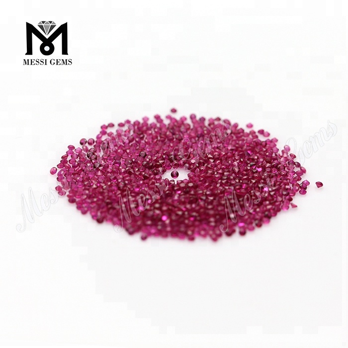 Circum figura Saccharum Ruby Color 1.3mm solve Gemstones