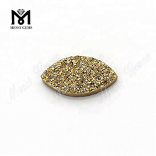 8 * 16mm marchiones achates geode druse naturalis sectis ex officina Sinica