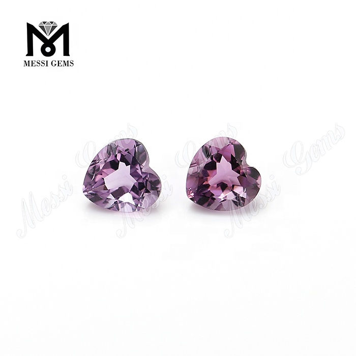 Solve cor informibus 8 *8mm amethystus lapis naturalis pro sale