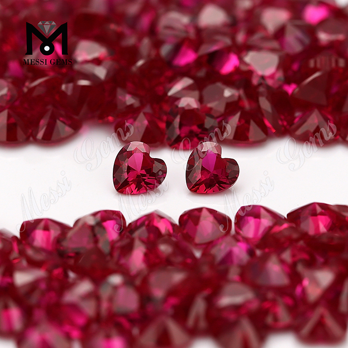 Solve Gemstone synthetica ruby ​​​​cor figura officinas carbunculo pretium