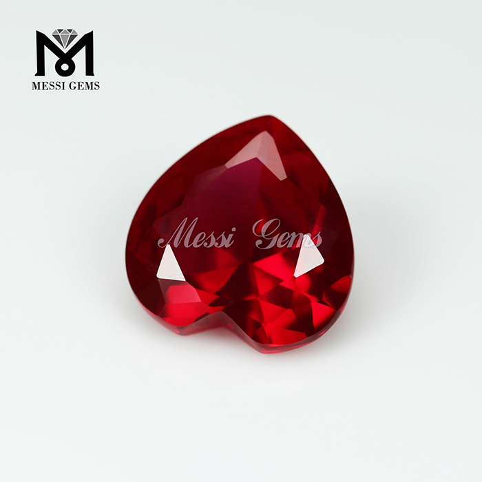 Solve Gemstone synthetica ruby ​​​​cor figura officinas carbunculo pretium
