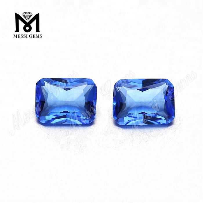 Tutus Solve 6 x 8mm Octagon Blue Hydro Quartz