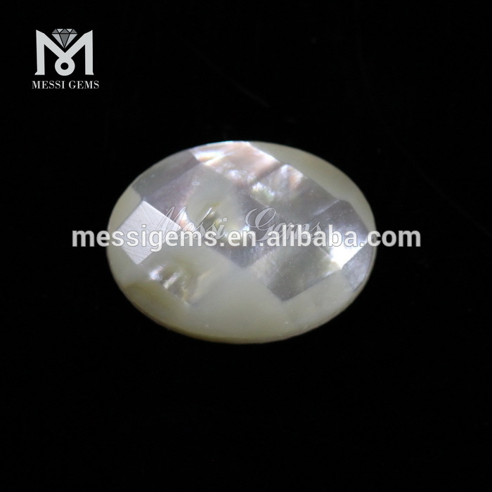 Turtur basi plana ovata 12 x 16 mm mater margaritae