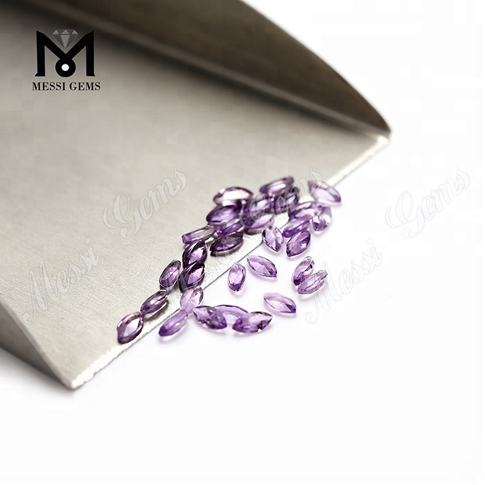 Pretium lutum amethystum marchionis naturalis figurae 2.5* 2.5mm gemmae solutae
