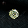 Factory Price solve Gemstone 1 Carat Brilliant Cut Yellow Moissanite Adamante