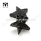 Black Plating Star Shape Natural Druzy Agate