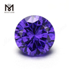 Wuzhou Factory Round Cut Lab Partum Violet Color CZ Lapides