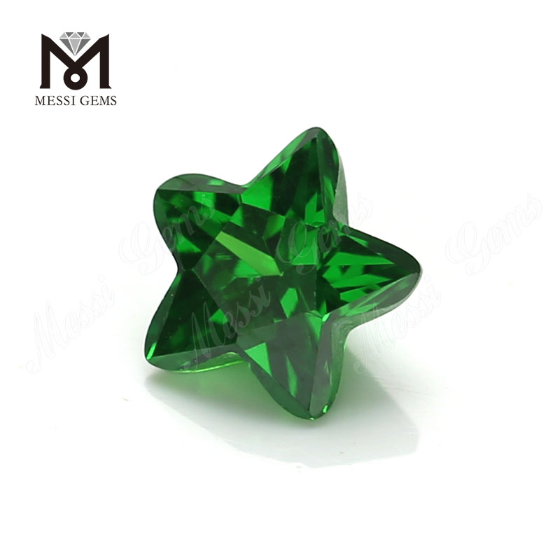 Synthetica Star Cut 9x9mm Green Cubic Zirconia CZ Gemstone Price