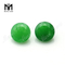 Lupum Round Gemstone Beads Green Jade Stone