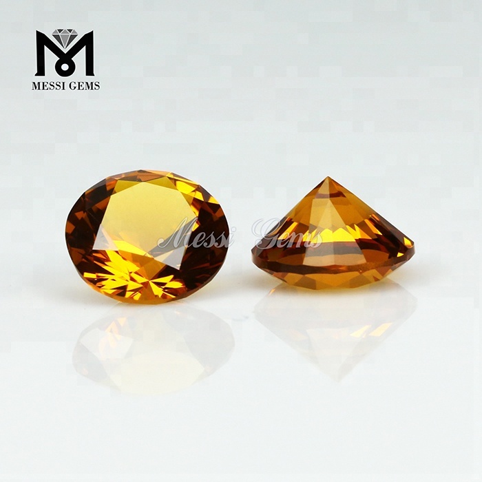 Argentea Jewelry usus 172# Circa 8.0mm Citrinum Nano Gemstones