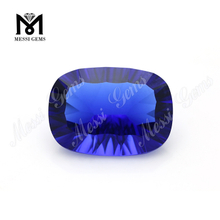 Synthetic Russ 13x18MM Blue Sapphire Concave Cut Glass