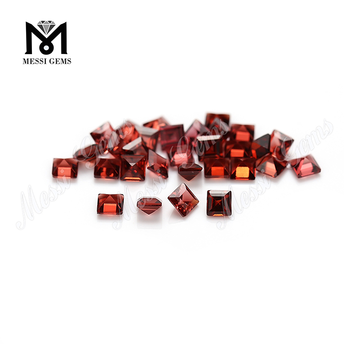 Gemma naturalis Lupum 3x3mm figura quadrata carbunculi pretio