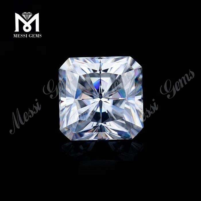 DEF Super White Moissanite Adamas Stone Price 1.5 Carat Octagon Cut Synthetic