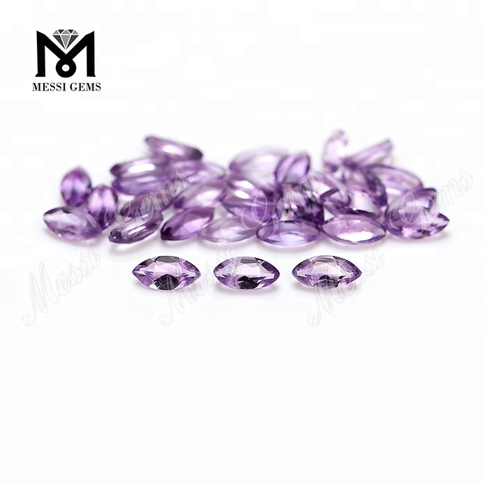 Pretium lutum amethystum marchionis naturalis figurae 2.5* 2.5mm gemmae solutae