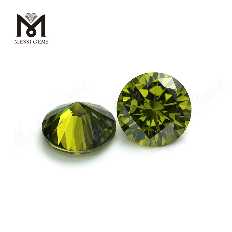Factory Tutus solve Synthetica Gemstone Round Brilliant 2mm CZ Stone Price