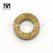 Tyre ( tire ) Shape Gold Color Natural Druzy Agate