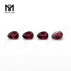 Wuzhou Factory Price Pirum Cut Naturalis Purpura Garnet Stone