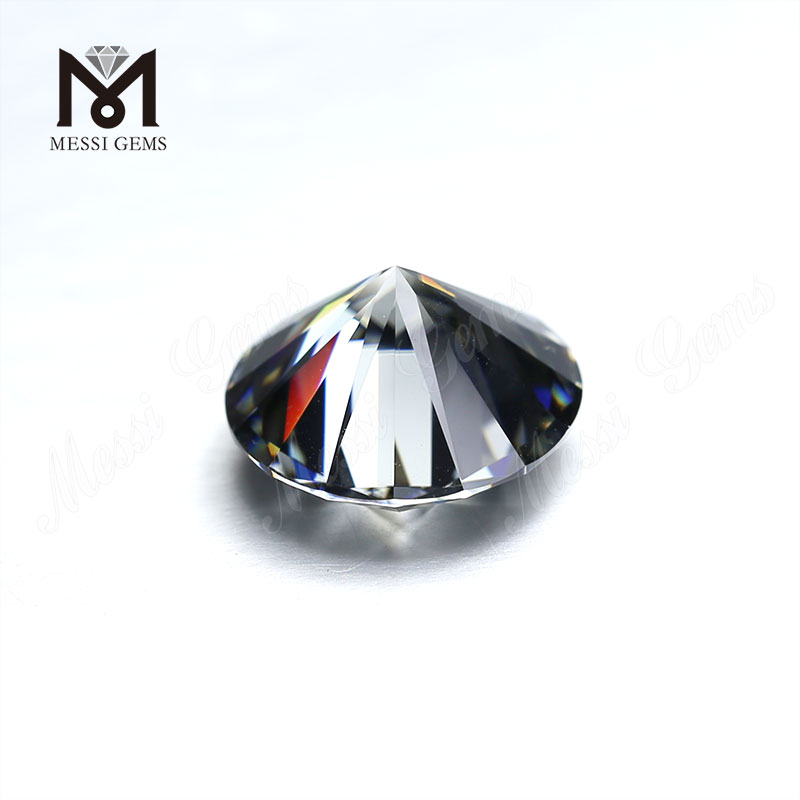 QUALITAS DEF iaspis moissalitas moissanite Gray 3.7mm-4.0mm lapis moissanite