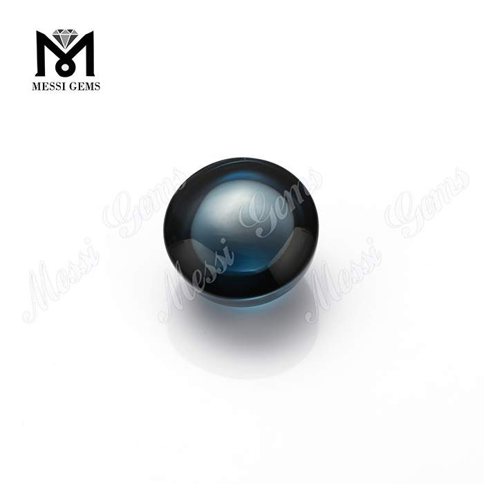 materia naturalis rotunda Londinensi hyacintho topazius gemmas cabochon pretium per carat