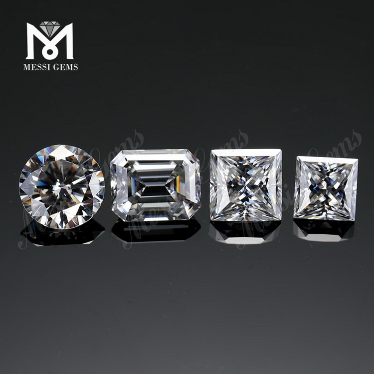 Factory Pretium moissanite iaspis Tutus 8x6mm DEF White Smaragdus Cut Moissanites