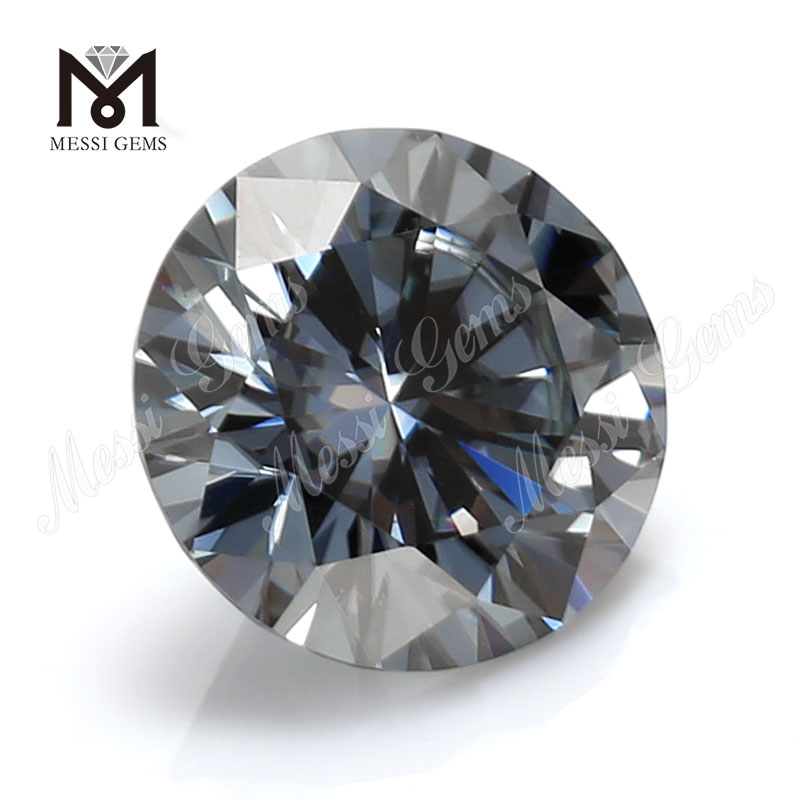 Wuzhou moissanite manufacturer 7mm solve griseo moissanite pretium per carat