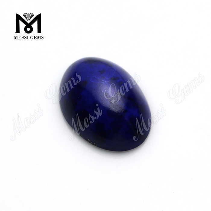 Lapis lazuli naturalis ovali planus sectus lapis lazuli