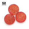Druzy Stone Beads round Shape Red Color Natural Druzy Agate Gemstones MG-DR027