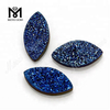 Tutus Marchio Blue Natural Druzy Agate Stone
