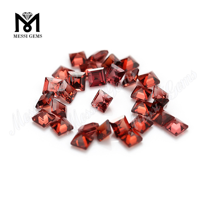Gemma naturalis Lupum 3x3mm figura quadrata carbunculi pretio