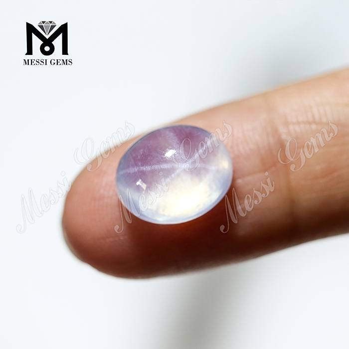 Synthetica Star Ruby Cabochon Oval 8x10MM Sidus Sapphirus