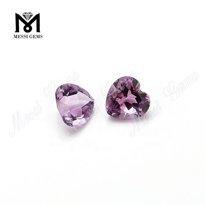 Solve cor informibus 8 *8mm amethystus lapis naturalis pro sale