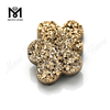 Flower Shape Rose Gold Druzy Stones for Jewelry Makeing, Druzy Agate Stone