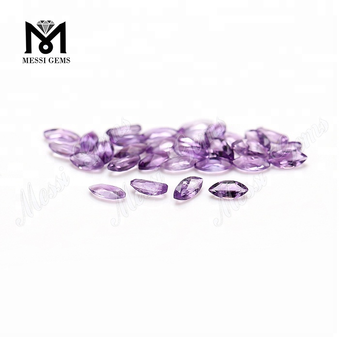 Pretium lutum amethystum marchionis naturalis figurae 2.5* 2.5mm gemmae solutae