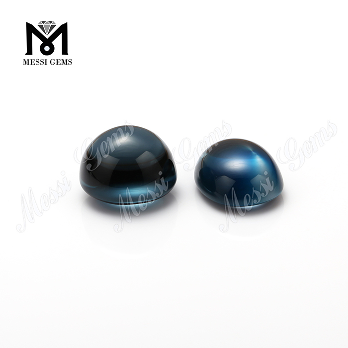 materia naturalis rotunda Londinensi hyacintho topazius gemmas cabochon pretium per carat
