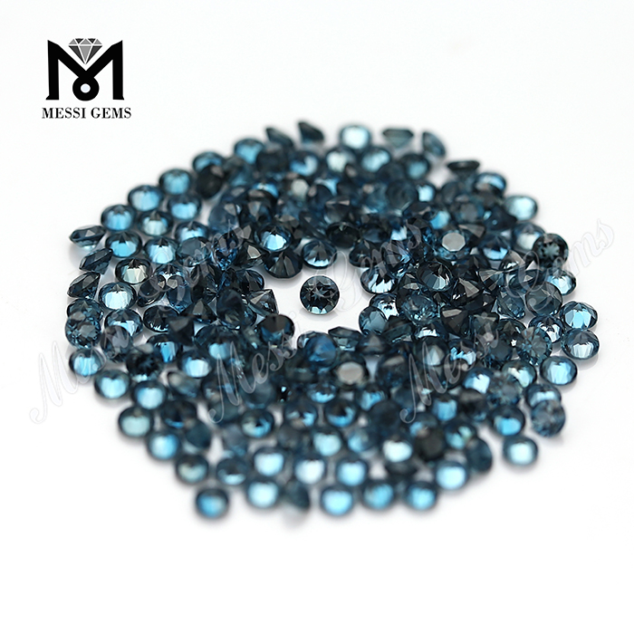 Lupum Londinensem topazium caeruleum gemmis semi lapidibus pretiosis pretio per carat