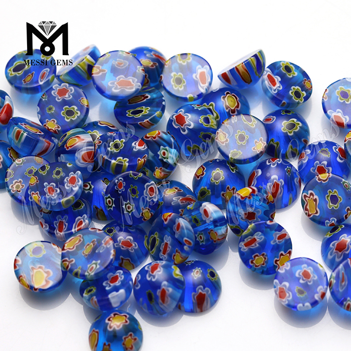 Factory Price Good Quality round Cabochon Fancy Color Crystal Stone
