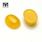 Factory Direct Vendite Oval Cabochon Gemstone Yellow Agate Beads