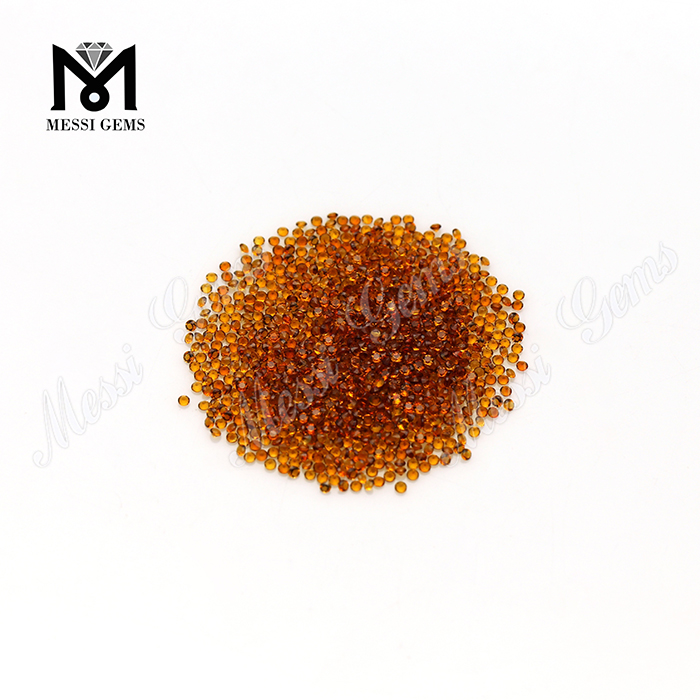 1.5mm lapis citrinus lapis naturalis pro gemmis pretiosis