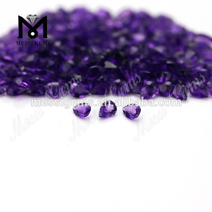 pirum sectis 3 x 4 mm laxis naturalis amethystus lapis