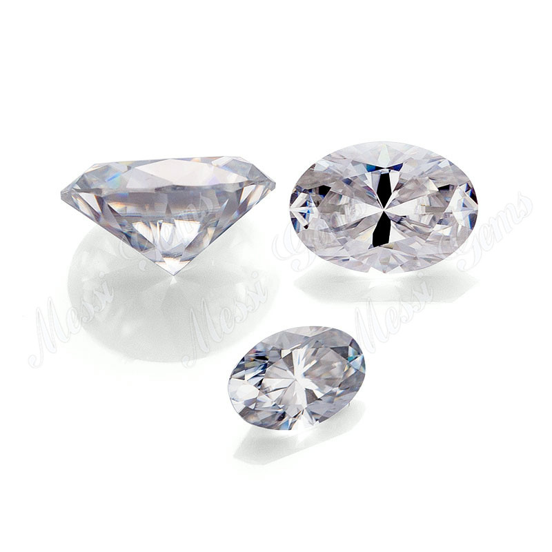 Solve tutus def sine colore vvs ovalis 5.5x8mm 1carat pretium moissanite