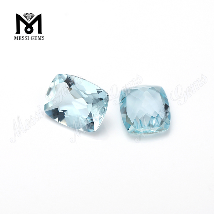Cushion Cut Natural lapides Pretiosissimi Aquamarine Gem Price